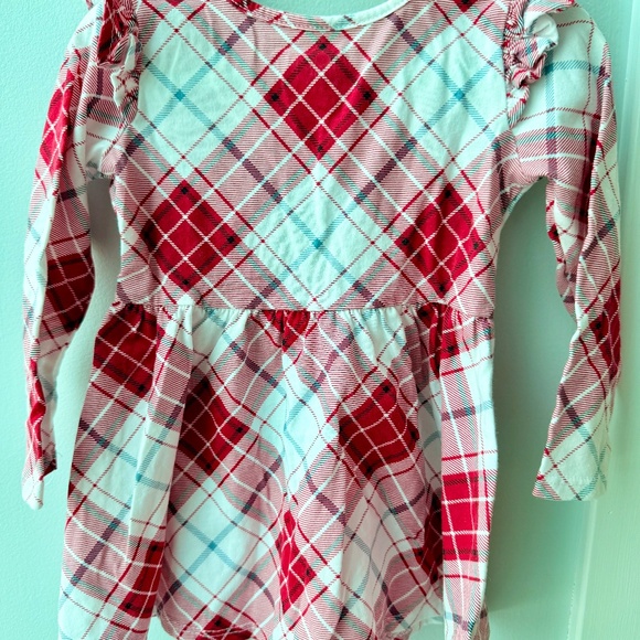 Children’s Place Red Plaid Dress - Picture 3 of 4